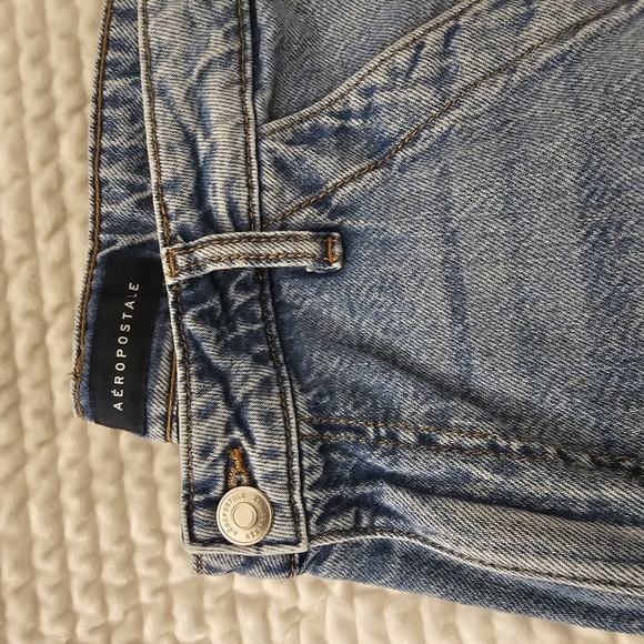 Aeropostale Blue Flare Wide Leg Jeans - Picture 4 of 5